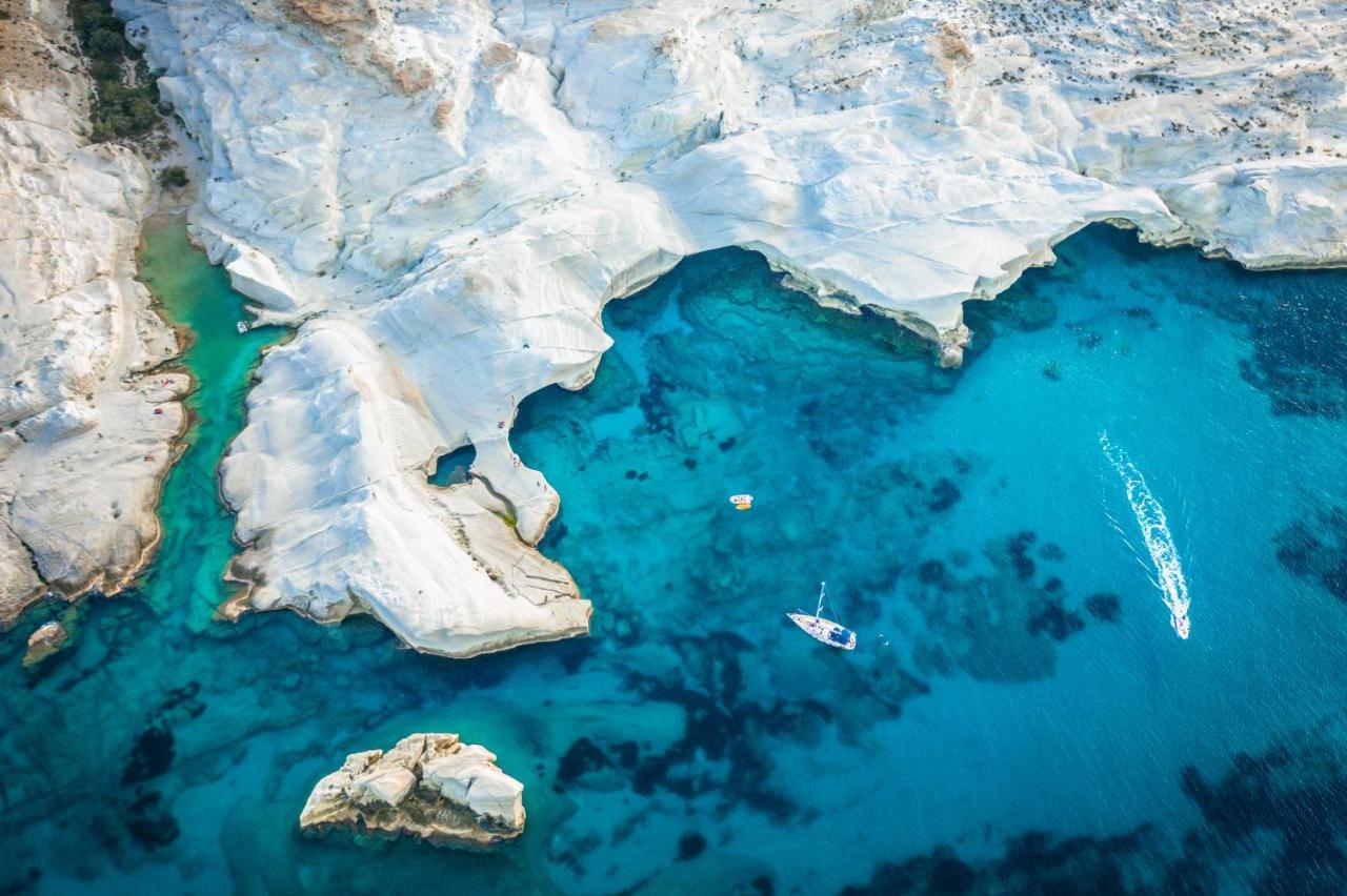 Psaravolada Hotel Milos Agia Kiriaki Beach  Bagian luar foto